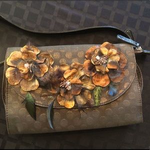 NWT Hananel Feather Collection Purse